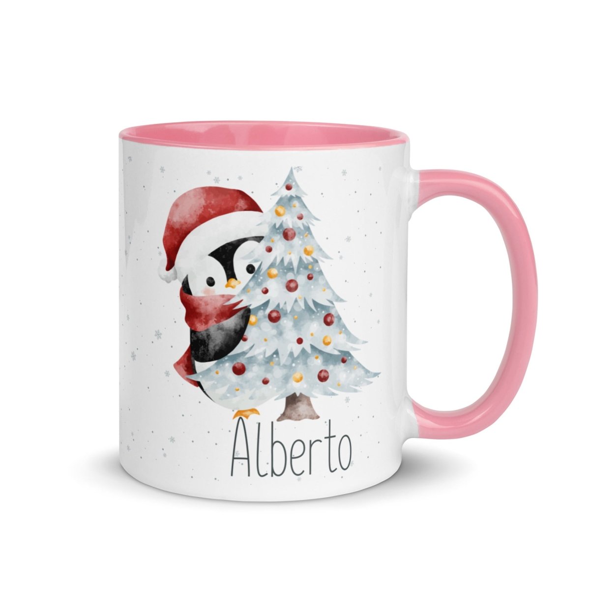Taza Navidad Personalizada Arbol Pingu Nanetes - Nanetes